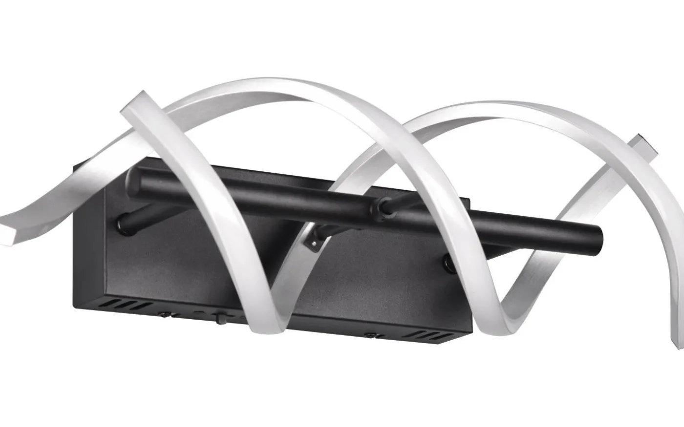 Sequence Vägglampa LED borstad aluminium/mattsvart