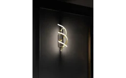 Sequence Vägglampa LED matt mässing/matt svart