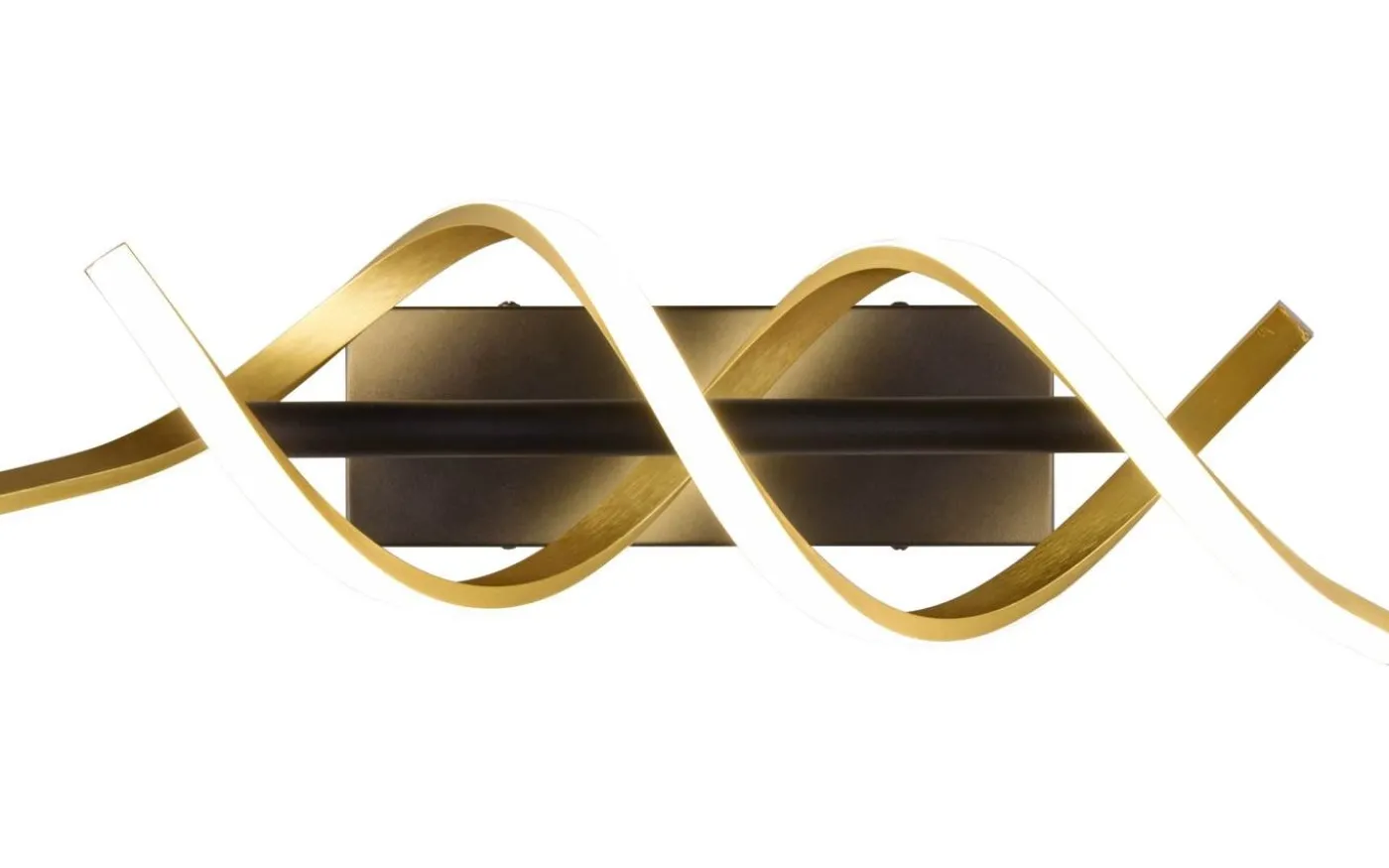 Sequence Vägglampa LED matt mässing/matt svart