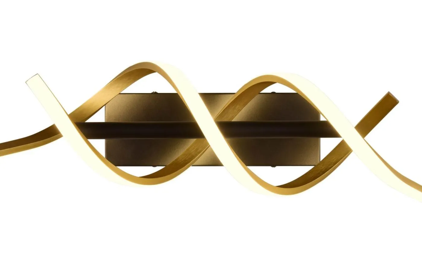 Sequence Vägglampa LED matt mässing/matt svart