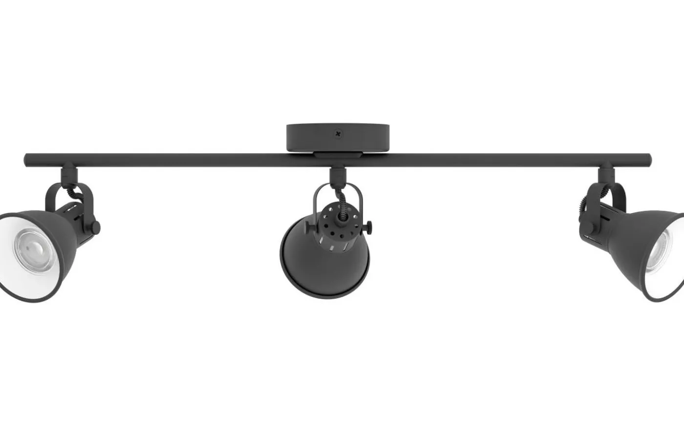 Seras Takspotlight 60cm GU10 LED 3000K 3x3W Svart