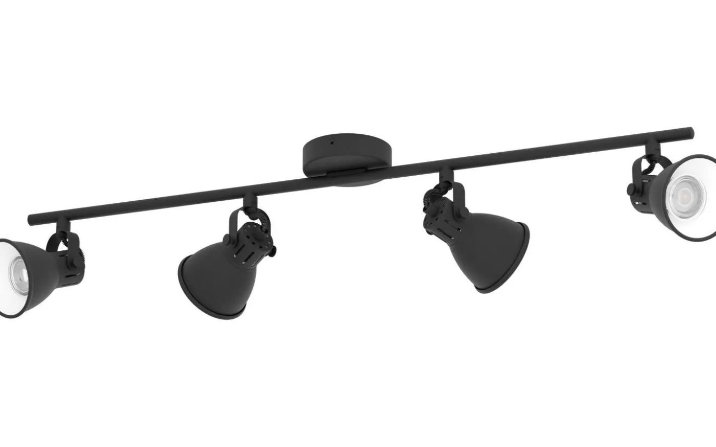 Seras Takspotlight 77cm GU10 LED 3000K 4x3W Svart