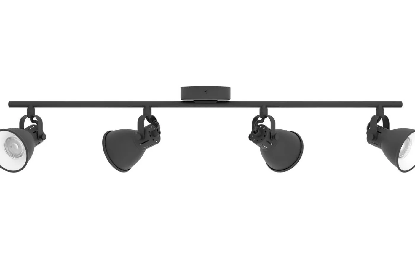 Seras Takspotlight 77cm GU10 LED 3000K 4x3W Svart