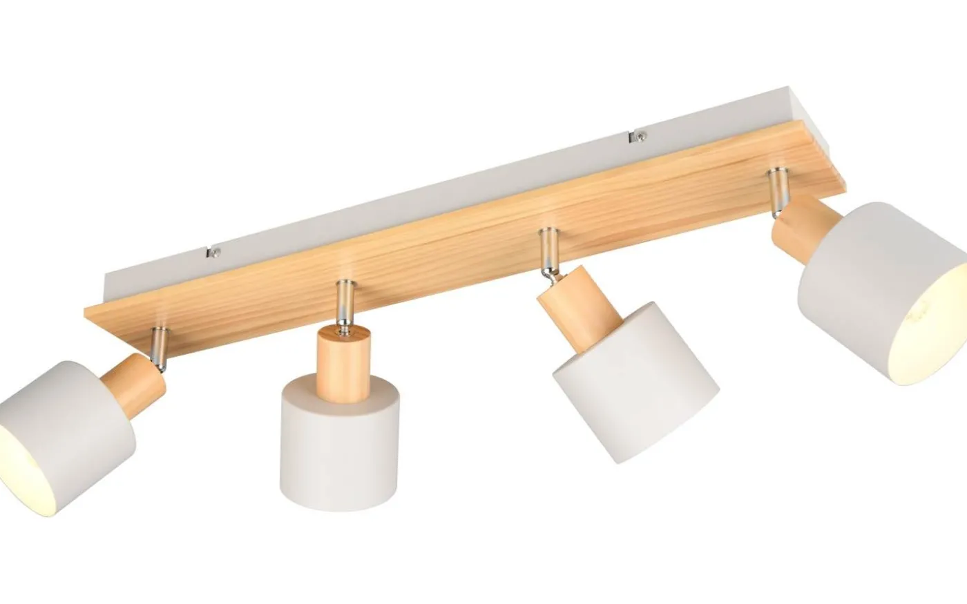 Shanti Spotlight 4-delad E14 varmgrå/trä