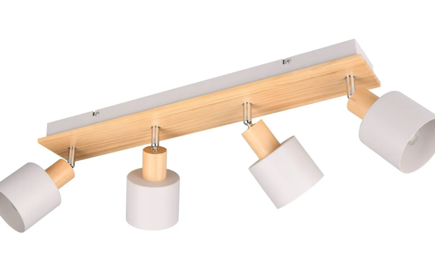 Shanti Spotlight 4-delad E14 varmgrå/trä