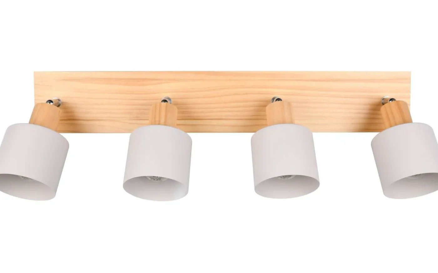 Shanti Spotlight 4-delad E14 varmgrå/trä