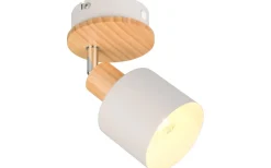 Shanti Spotlight E14 varmgrå/trä