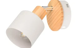 Shanti Spotlight E14 varmgrå/trä