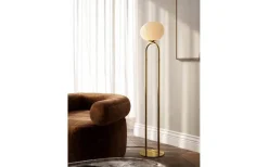 Shapes Golvlampa 135cm Mässing