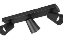 Sharp Spotlight 3-delad GU10 matt svart/guld