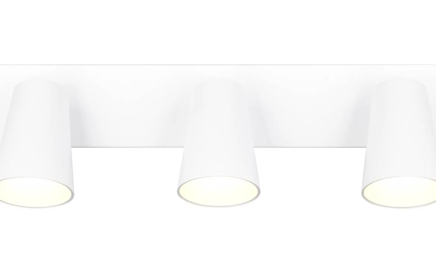 Sharp Spotlight 3-delad GU10 matt vit/guld