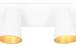 Sharp Spotlight 2-delad GU10 matt vit/guld