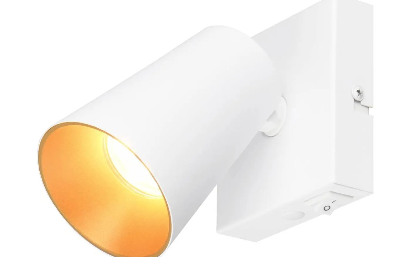 Sharp Spotlight GU10 matt vit/guld