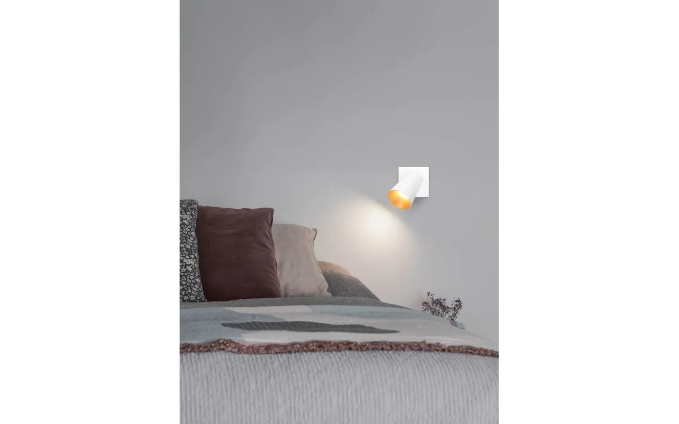 Sharp Spotlight GU10 matt vit/guld