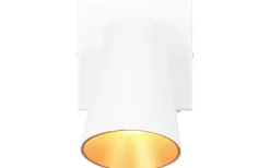 Sharp Spotlight GU10 matt vit/guld