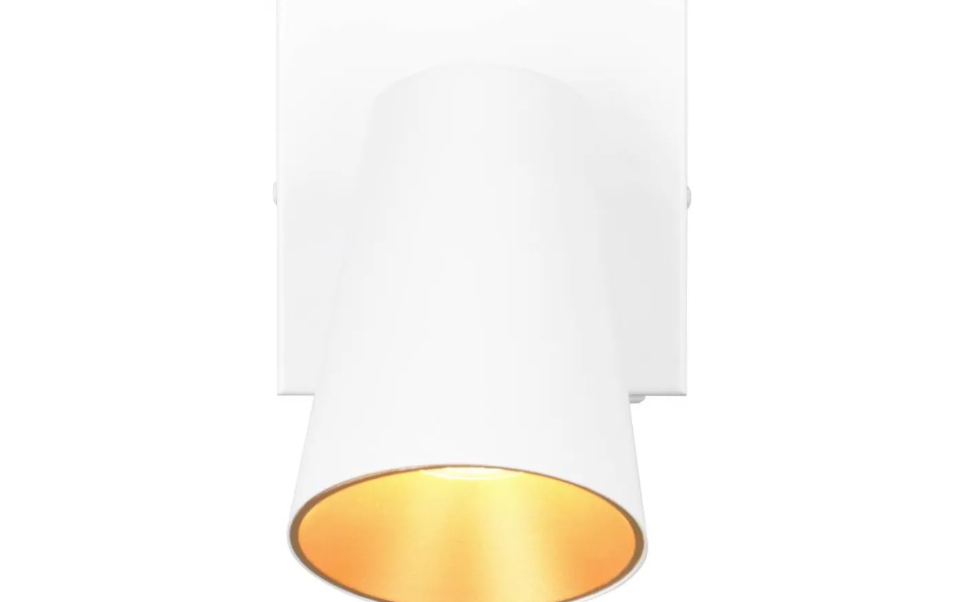 Sharp Spotlight GU10 matt vit/guld