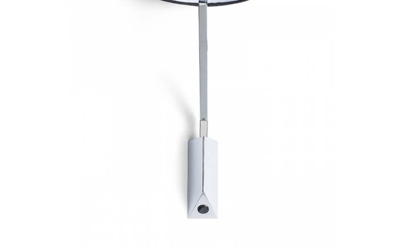 Sharp Vägglampa Svart/Krom E27