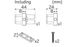 Shelf Line Vit 3000K 230V 70cm