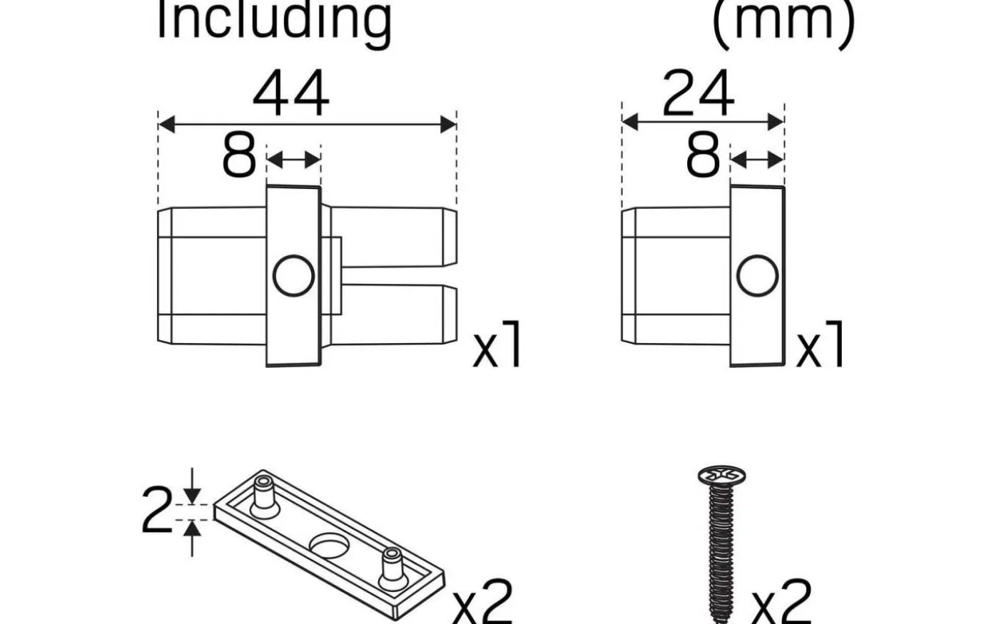 Shelf Line Vit 3000K 230V 30cm