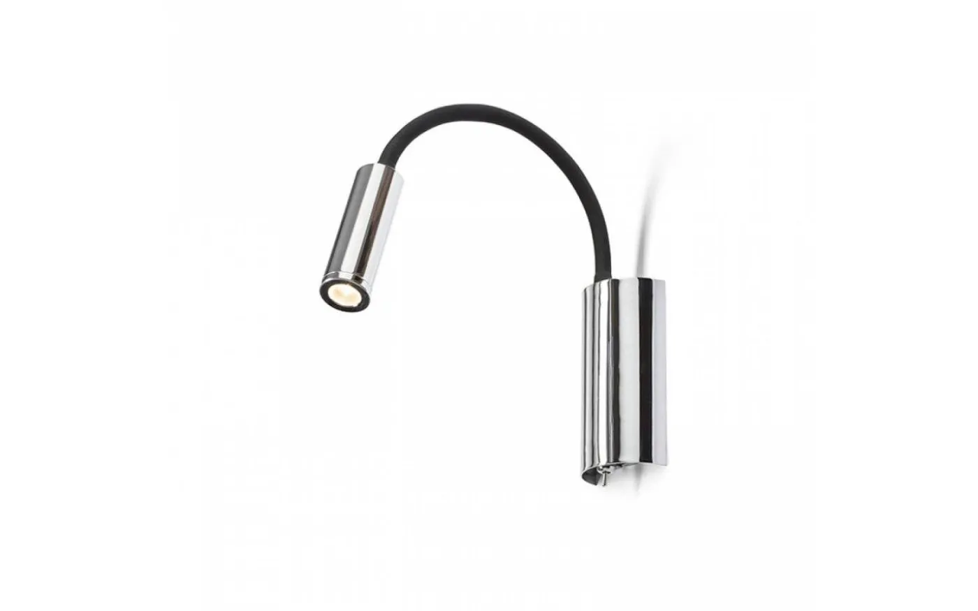 Show Vägglampa Svart/Krom LED 3W 3000K