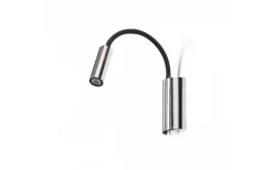 Show Vägglampa Svart/Krom LED 3W 3000K