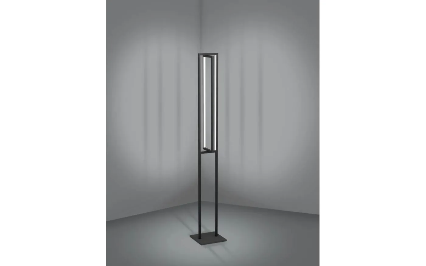 Siberia Golvlampa 133cm med fjärr. LED 3000-6500K 34W Svart