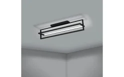 Siberia Plafond 78cm LED 3000-6500K 34W med Fjärrkontroll Svart