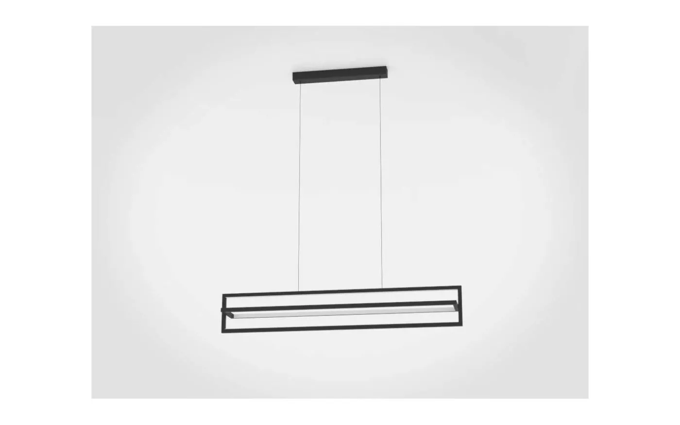 Siberia Taklampa 78cm LED 3000-6500K 34W inkl. fjärrkontroll Svart