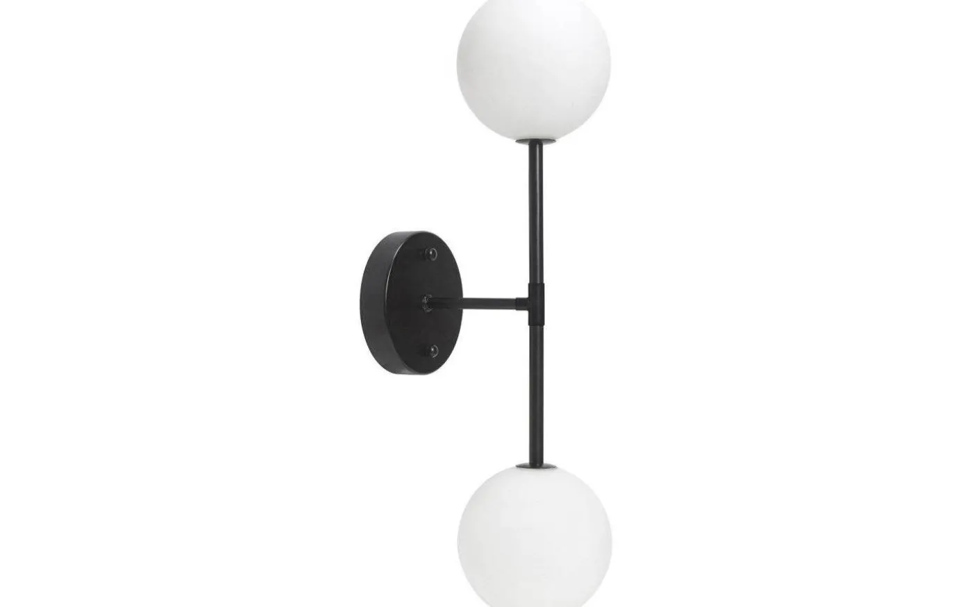 Sigma Vägglampa 49cm Svart/Opal