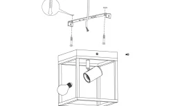 Silentina Plafond 18cm Svart