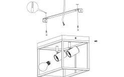 Silentina Plafond 36cm Svart