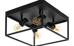 Silentina Plafond 36x36cm Svart