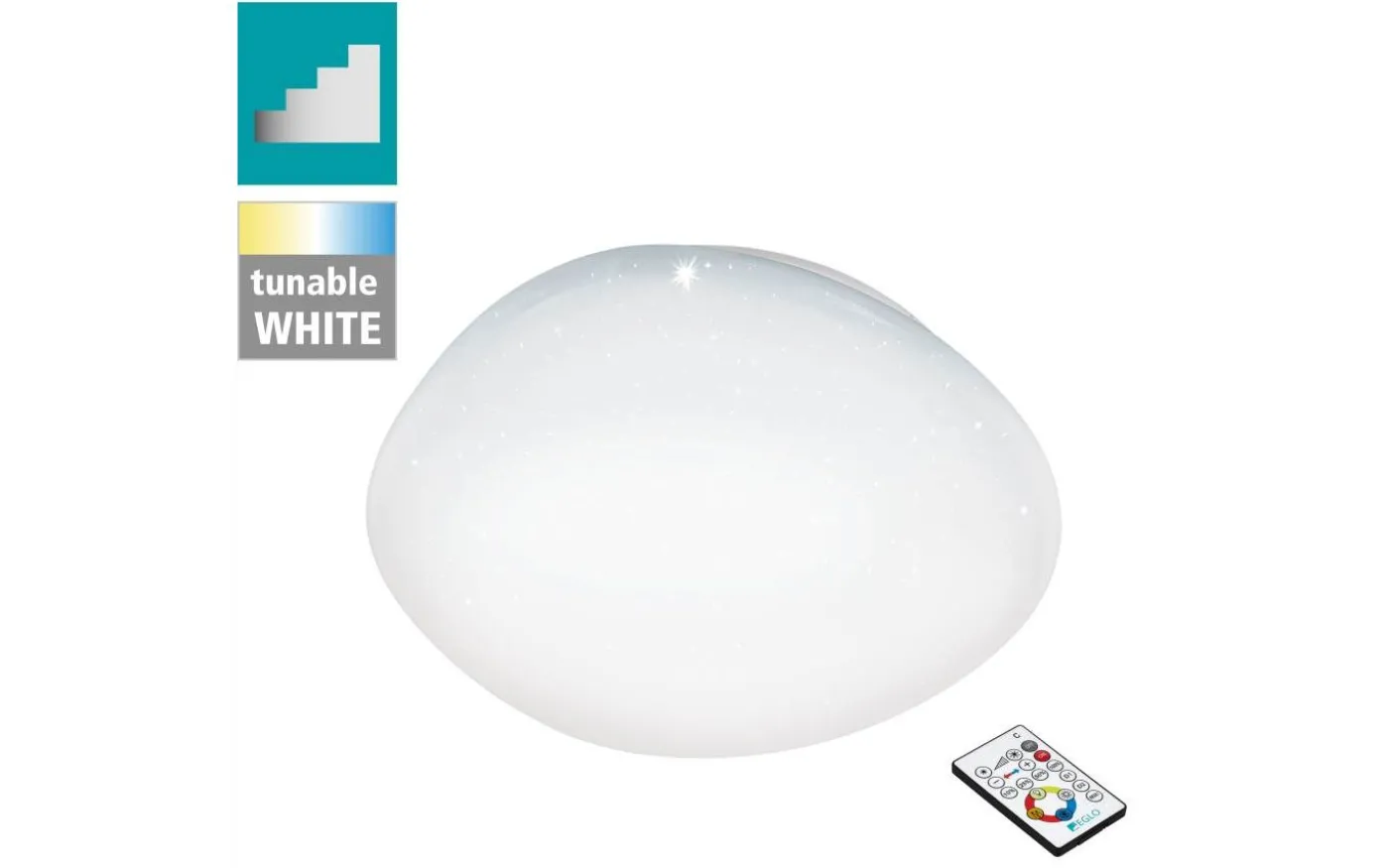 Sileras Plafond 60cm LED 2700-6500K 35W med Fjärrkontroll Vit