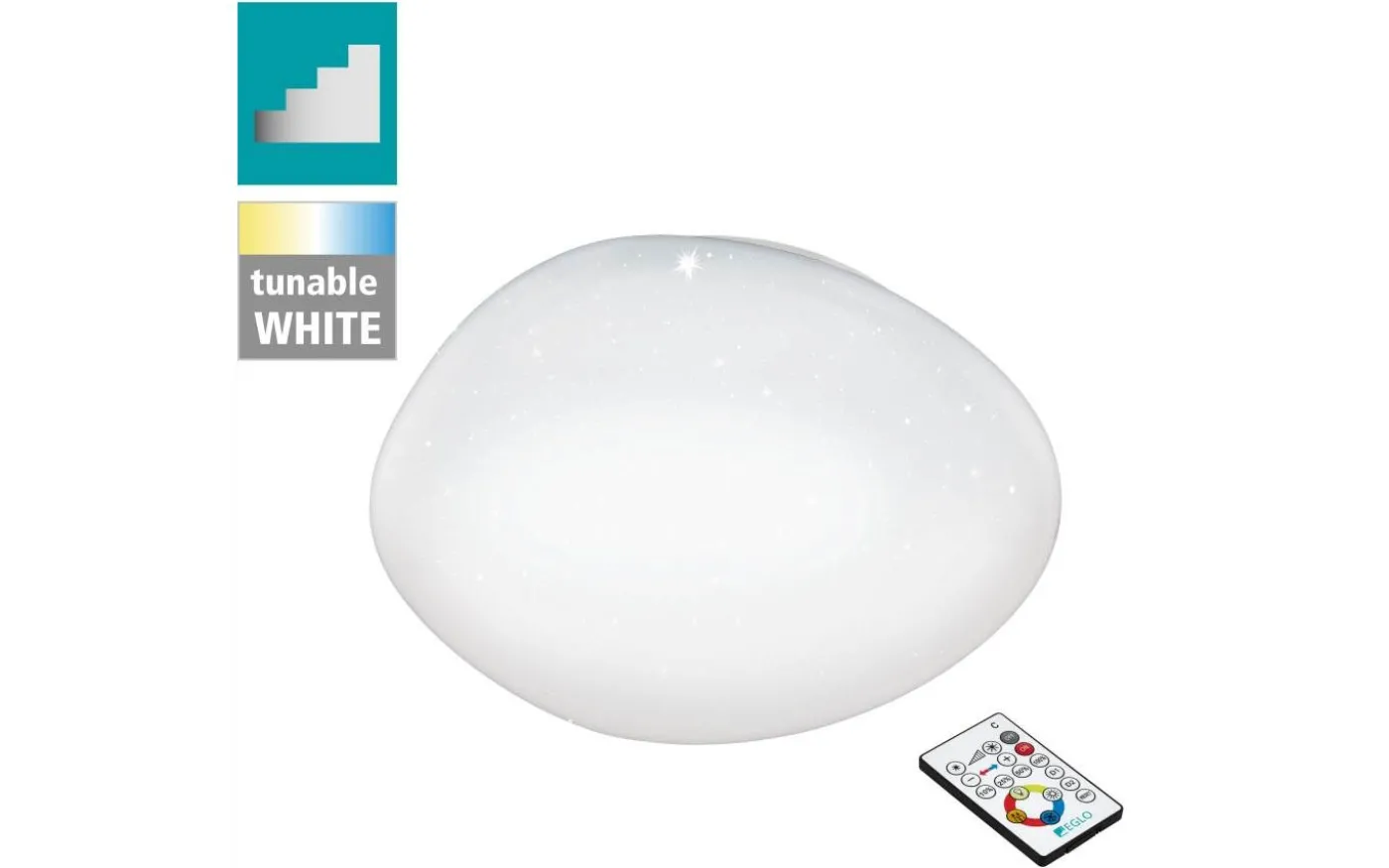 Sileras Plafond 45cm LED 2700-6500K 22,5W med Fjärrkontroll Vit