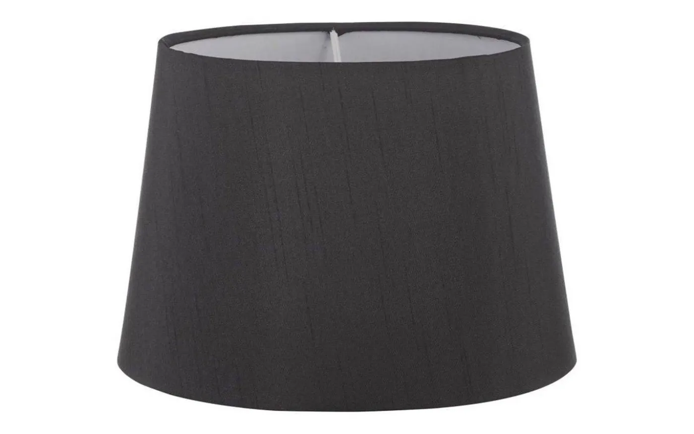 Silke Lampskärm Oval 22cm Svart