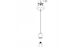 Silvares Fönsterlampa 11cm Grå