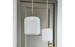 Silvia Fönsterlampa 20cm Opal/Mässing