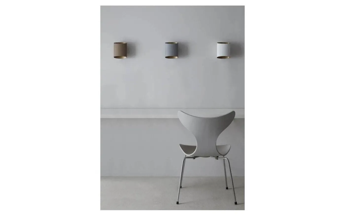 Sinne Vägglampa 17cm LED 8W 3000K Vit/Mässing