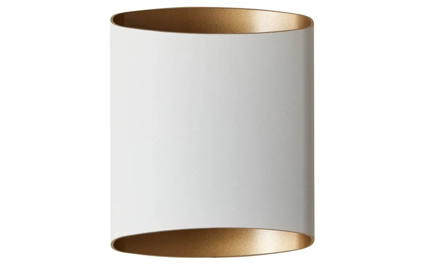 Sinne Vägglampa 17cm Vit/Mässing