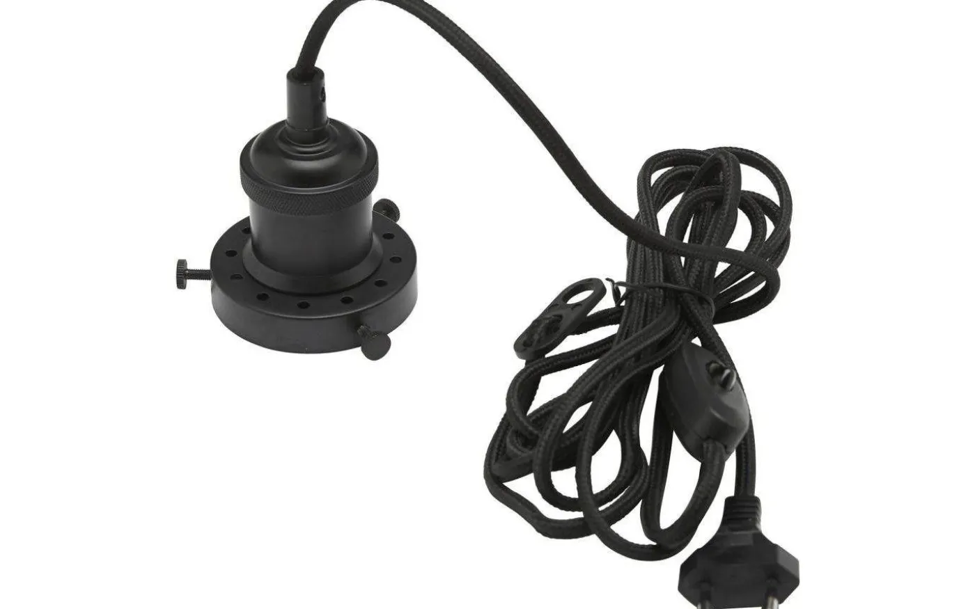 Siri Takupphäng Väggkontakt Svart 3m