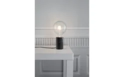 Siv Bordslampa 10cm Svart Marmor