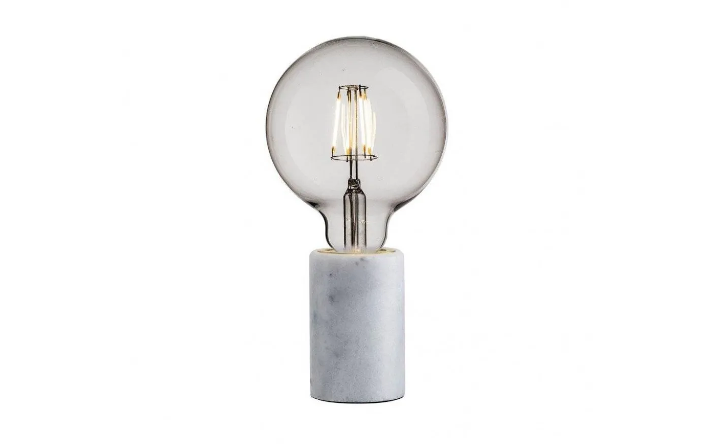 Siv Bordslampa 10cm Vit Marmor