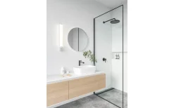 Sjaver Vägglampa med Uttag 3-Steg DIM LED 3000K/4000K 15W Vit IP44