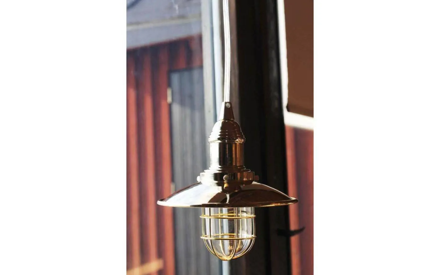 Skeppar Fönsterlampa 15cm Mässing