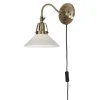 Skomakare Vägglampa Antik/Opal