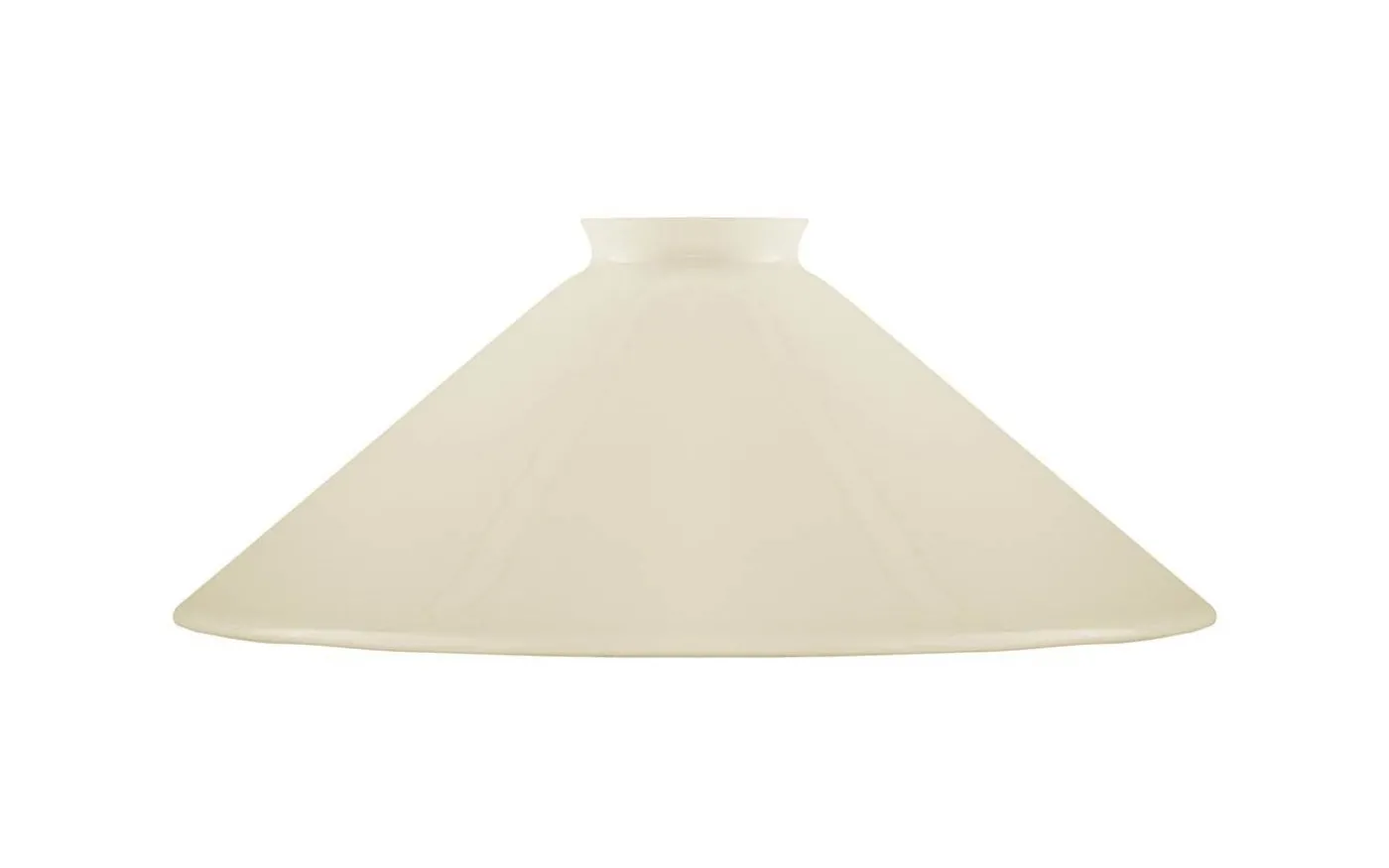 Skomakarskärm 60/250 - Benvitt överfångsglas