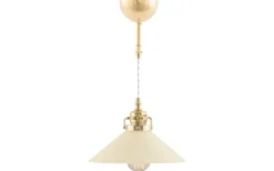 Skomakarskärm 60/250 - Benvitt överfångsglas