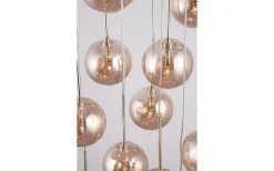 Skyfall Taklampa 30cm 12xG4 Mässing/Amber