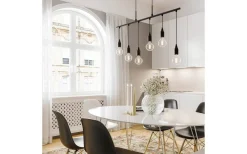 Skyline Taklampa 110cm Svart