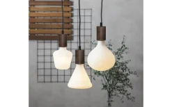 Sladdställ E27 Slim 3,5m Brun/Svart